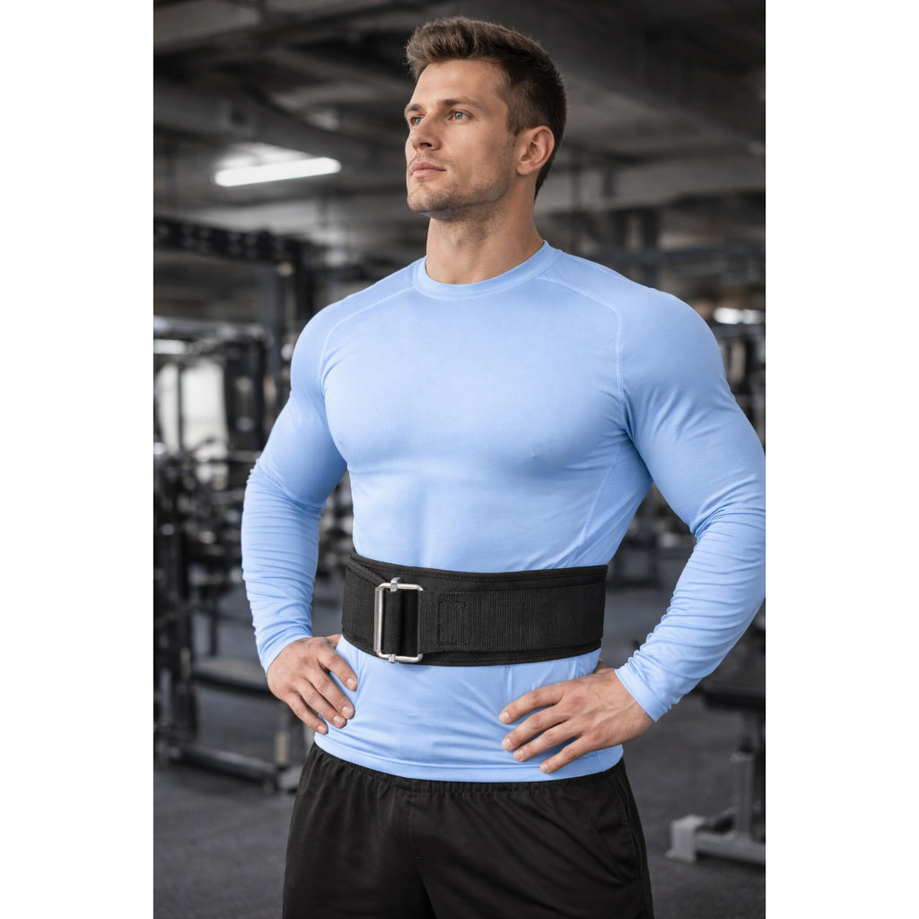 Cinto Lombar Ajustável Musculação Treino Academia