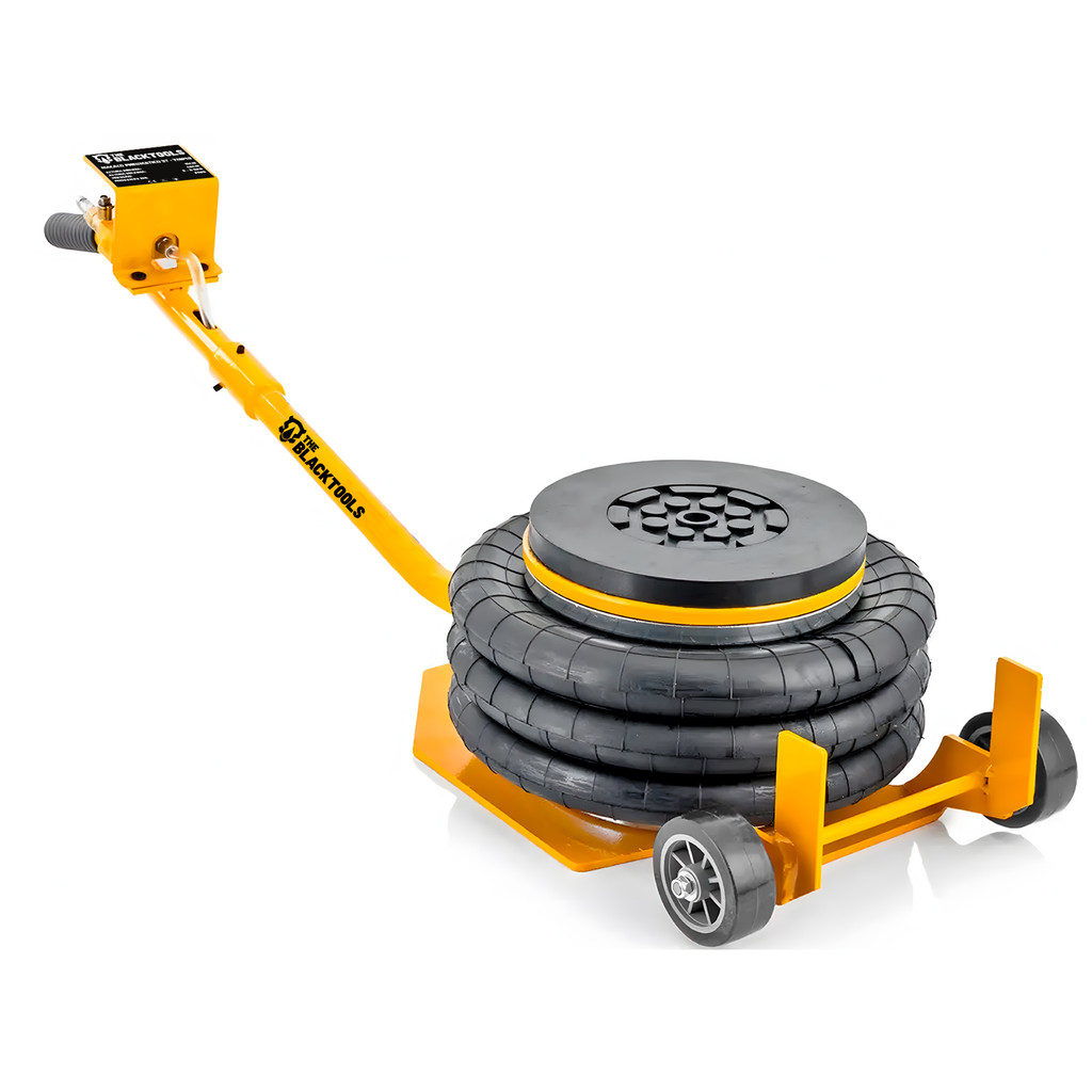 Macaco Pneumático Automotivo 3 Gomos 3 Toneladas Tipo Bolsa - The Black Tools em Oferta na Shopee