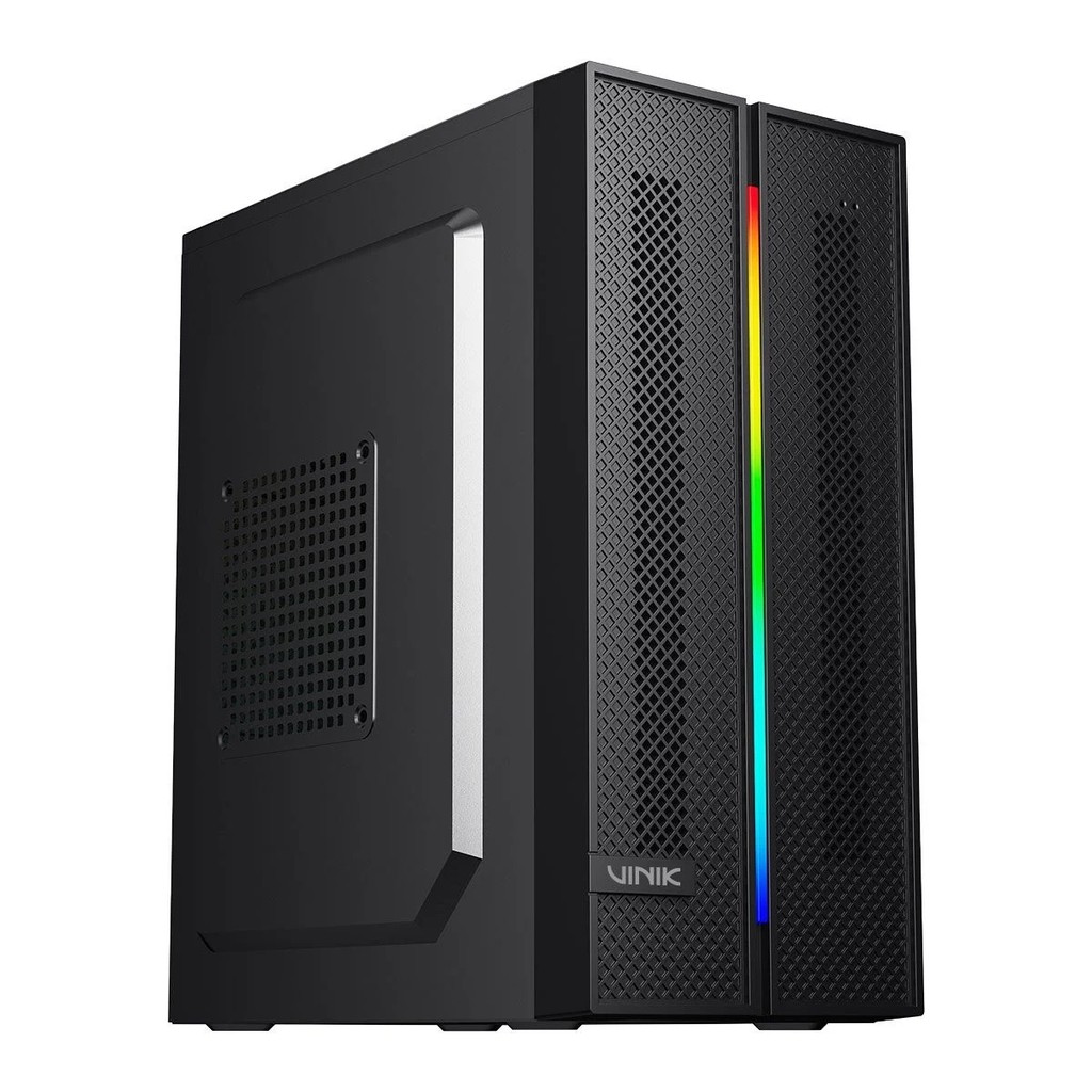 Gabinete Gamer Sg26 Preto Com Fita De Led RGb Vinik