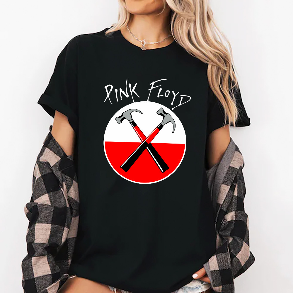 Camiseta Oversized Unissex Martelos The Wall Pink Floyd