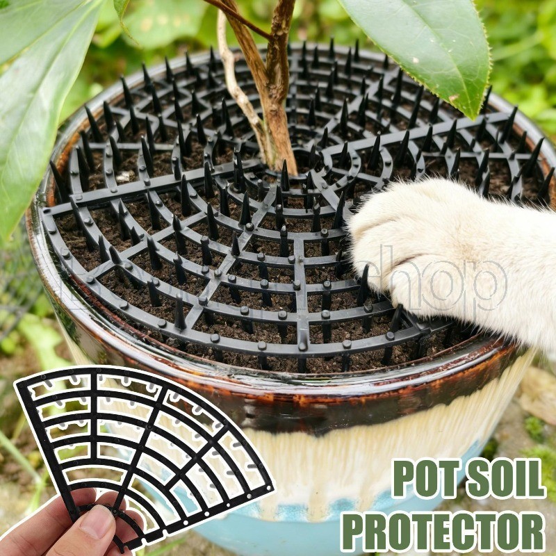 Capa Para Vaso De Flores-Grade Plantas Cobertura Proteção De Solo De Jardim-Protetor De Casa Interna Repelir Gato Cachor