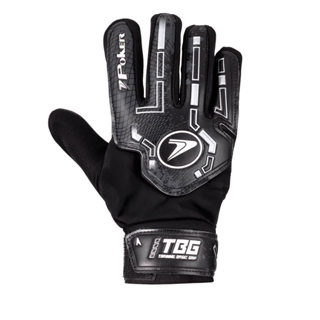 Luva de Goleiro Poker Campo Training Basic Adulto Preto e Prata - Masculino em Oferta na Shopee