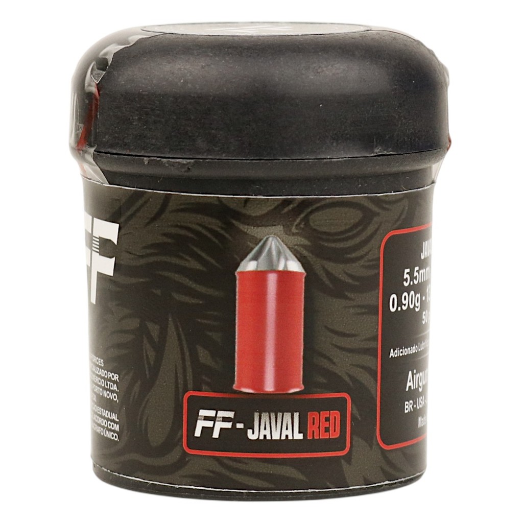 Chumbinho FF Javal Red 5.5mm (.22) - 50un em Oferta na Shopee