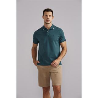 Polo Comfort Malha - Verde Floresta em Oferta na Shopee