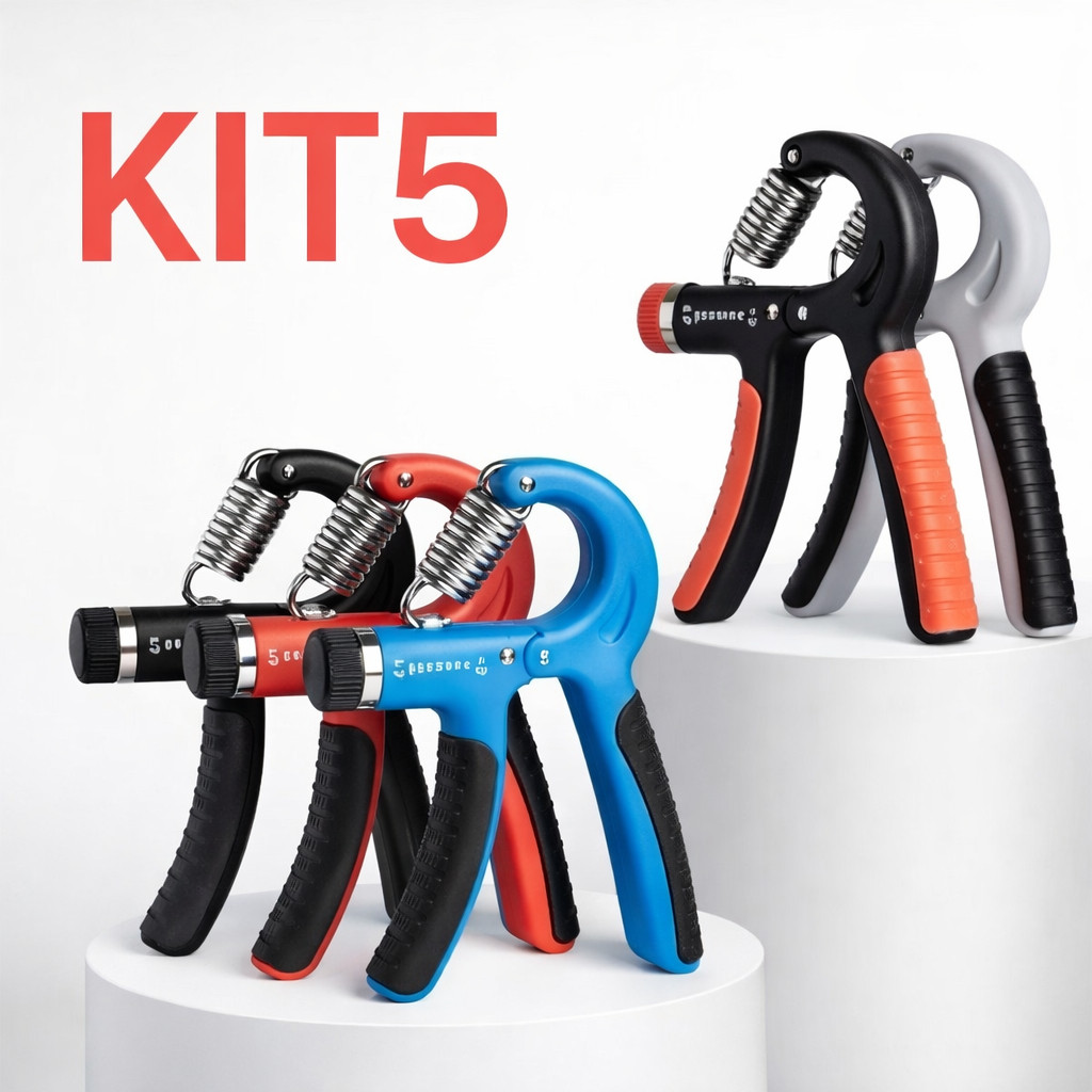 Hand Grip Flexor De Punho Com Mola Ajustável Antebraço Mãos