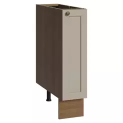 Balcão Porta-Temperos 20 cm 1 Porta (Sem Tampo) Rustic/Crema Vik Madesa