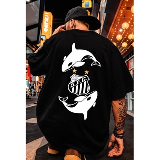 Camisa Camiseta Personalizada Santos FC Estampa Premium 100% Algodão Masculino Feminino Moda Verão em Oferta na Shopee