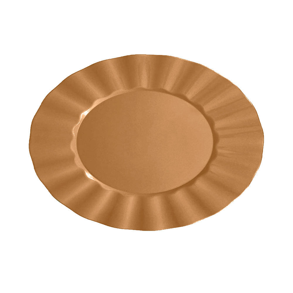 Sousplat de Plástico Le Natal Ball Dourado 33cm em Oferta na Shopee