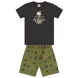 Conjunto infantil menino tropical Brandili em Oferta na Shopee