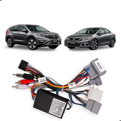 Chicote Ligação Canbus para Multimidia Android Honda Civic Crv 2012 2013 2014 2015 2016