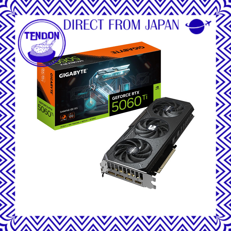 Placa de vídeo GIGABYTE com NVIDIA Geforce RTX5060Ti, GDDR7 8GB — GV-N506TGAMING OC-8GD