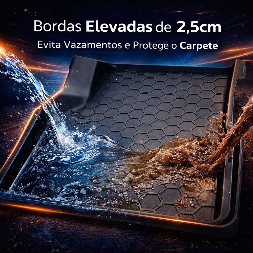 Jogo de Tapete Bandeja Renegade 2015 em Diante 5pc Emborrachado · foto 2