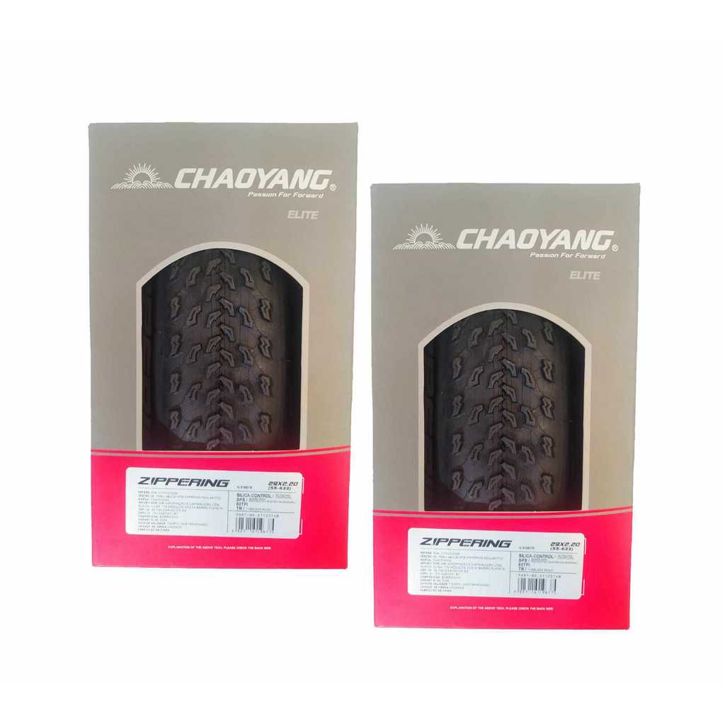 Par de Pneu Chaoyang Zippering Elite 29x2.20 60tpi Tbl Ready em Oferta na Shopee