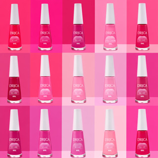 Kit 18 Esmaltes Rosa Diferentes Tons - Drica em Oferta na Shopee