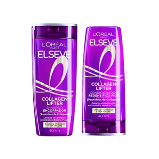 Kit Elseve Colageno Lifter Shampoo 400ml+Condicionador 400ml em Oferta na Shopee