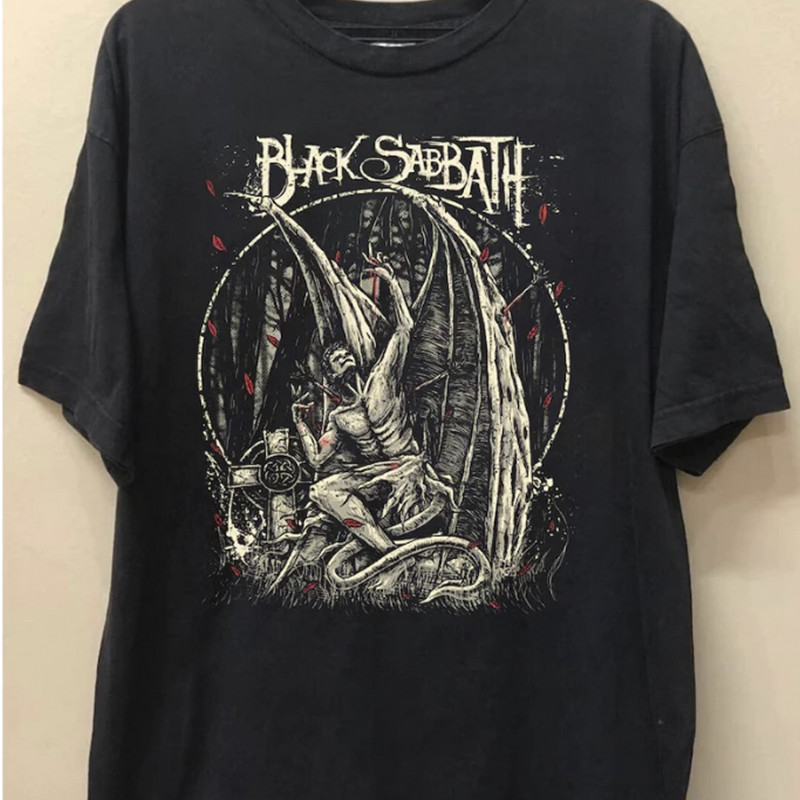 Camiseta Masculina Rock Heavy Metal Estampada Lançamento Camiseta 100% Algodão Camisetão  Oversized - Ohana