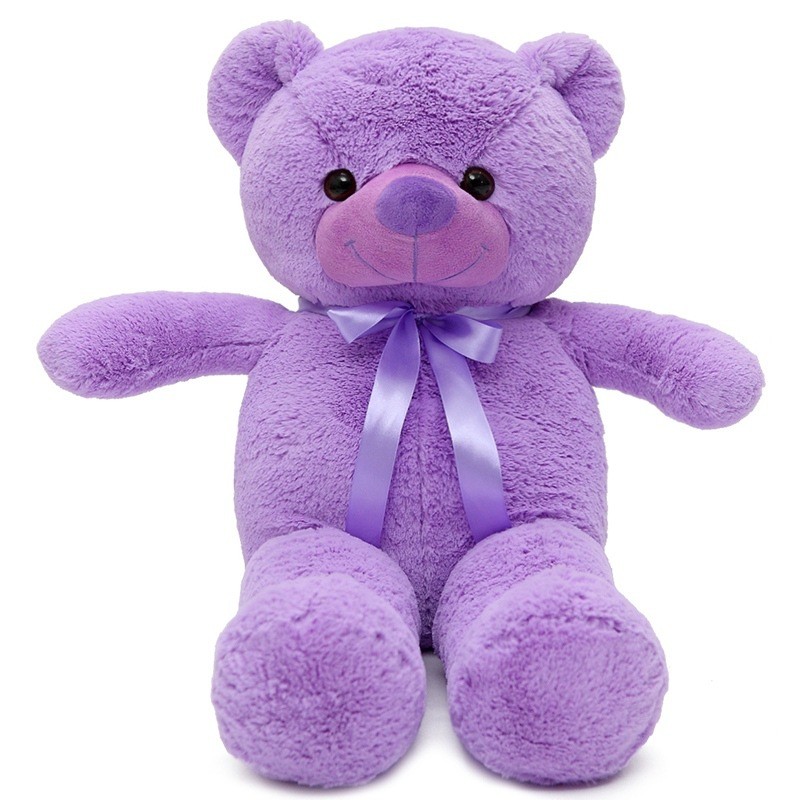Chubby Purple Teddy Bear Boneca De Pelúcia Urso Roxo Macio Brinquedo Fofo Para O Dia Dos Namorados Presente De Natal Dec