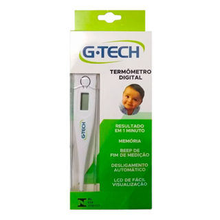 Termômetro Digital G-Tech Ponta Rígida Branco em Oferta na Shopee