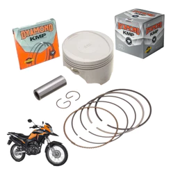 Kit Pistão Anel Honda Xre 190 Std 0.25 0.50 1.00 Dyamond Kmp Motor Moto