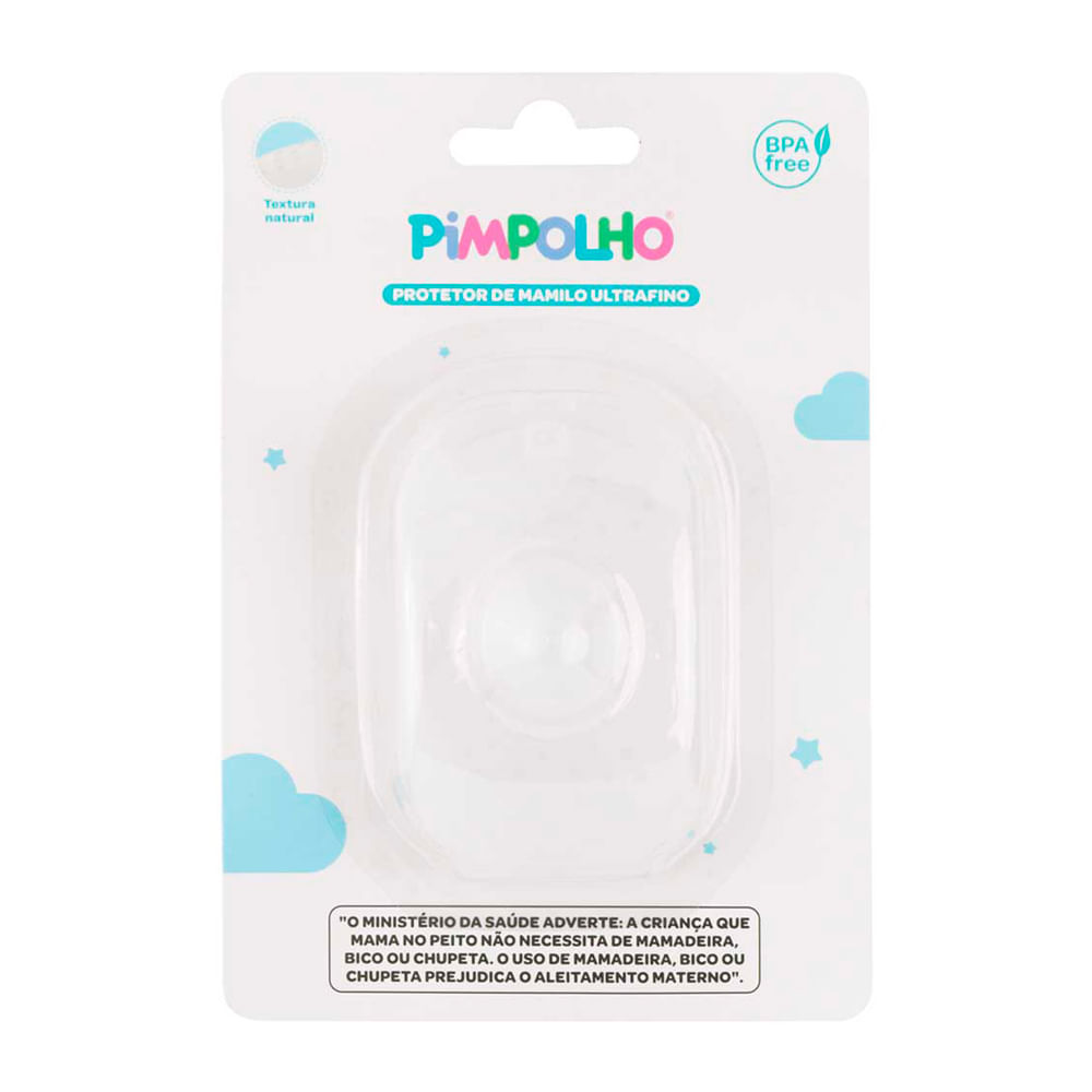 Protetor de  Mamilo Pimpolho Ultrafino 1 Par com Estojo em Oferta na Shopee