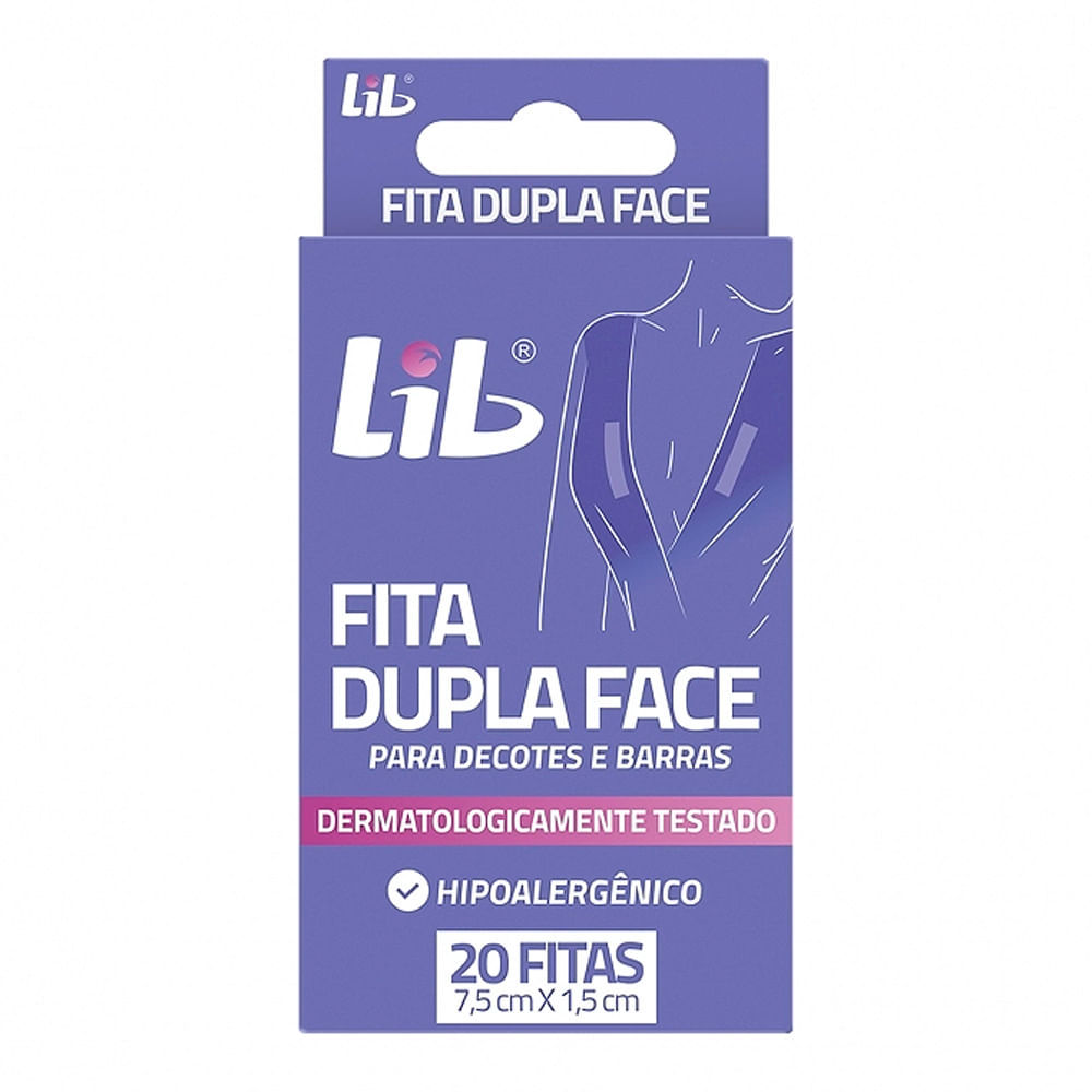Fita Lib Dupla Face para Decotes e Barras 20 Unidades em Oferta na Shopee