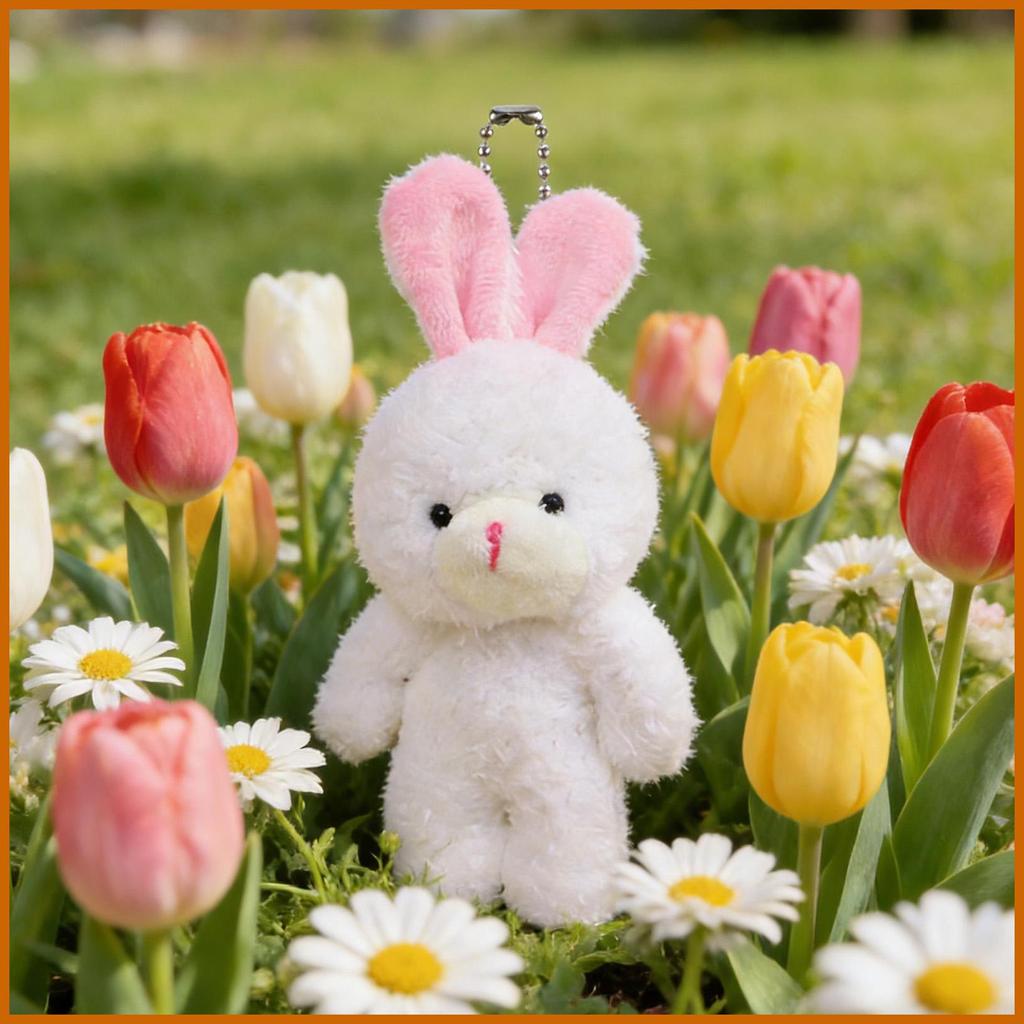 Coelho De Pelúcia Chaveiro Páscoa Primavera Cesta Stuffer Saco Charme Para Meninos Meninas Jovens Adolescentes Homens Mu