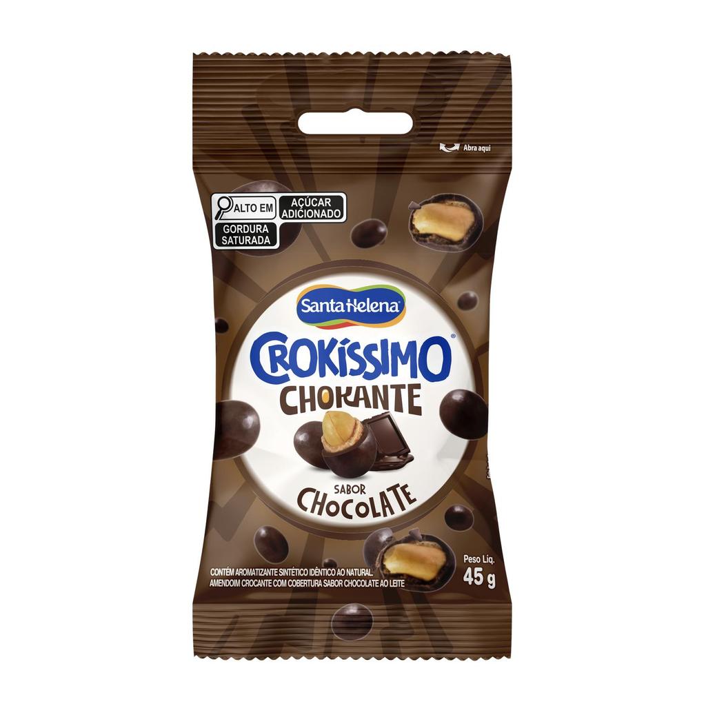 Crokíssimo Chocolate 45g em Oferta na Shopee