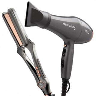 Kit Mq Secador Pro Digital + Prancha Pro 480 Bivolt em Oferta na Shopee