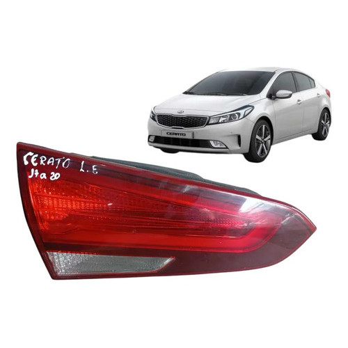 Lanterna Tampa Mala Traseira Kia Cerato Lado Esquerdo (motorista) 2017 2018 2019 2020 Branco