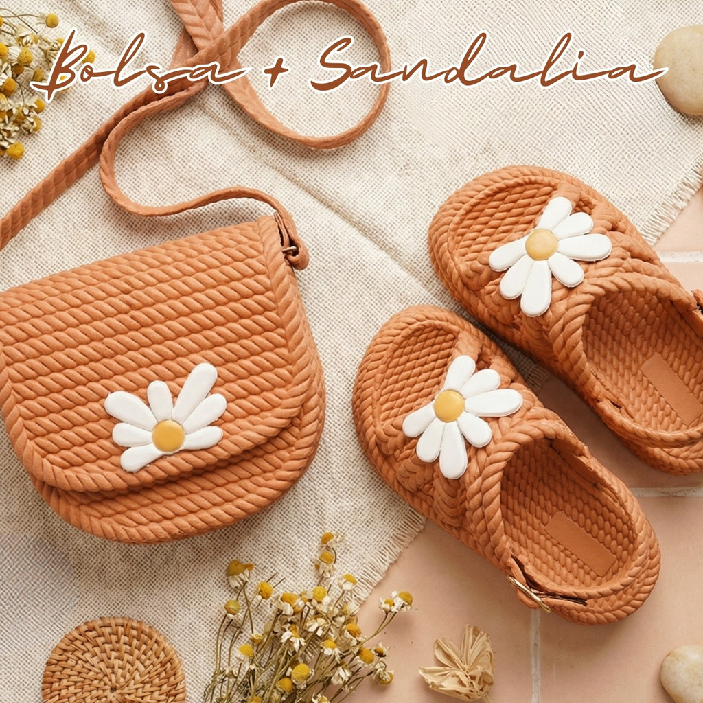 Kit Papete Infantil Menina Antiderrapante + Bolsa Confortável para o Escola e Dia a Dia