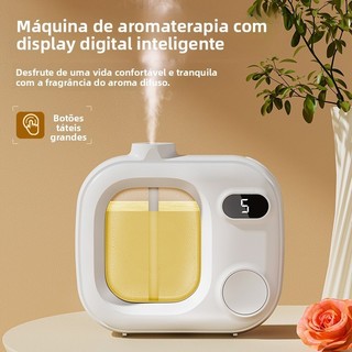 Difusor de Aroma Portatil USB  Recarregável com 5 Modos | Umidificador para Quarto e Banheiro