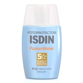 Protetor Solar Facial Isdin Fusion Water Oil Control FPS 60 com 30ml em Oferta na Shopee