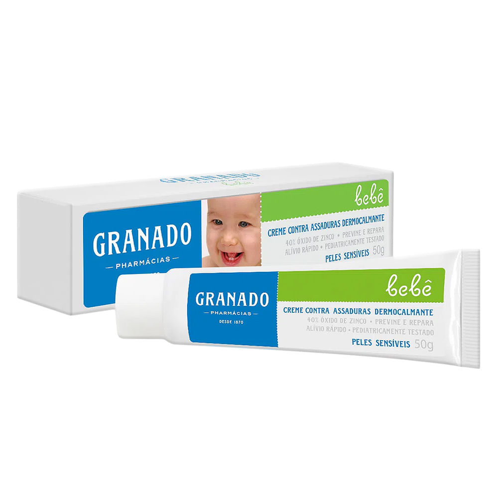 Creme Contra Assadura Granado Bebê Dermocalmante 50g em Oferta na Shopee