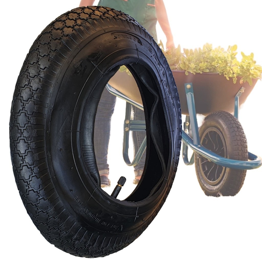 Pneu 3.25-8 Cargo Com Camara Inclusa Carrinho de Mao Construção Carriola em Oferta na Shopee