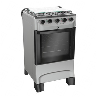 Fogão 4 bocas Mueller Titânio com Acendimento automático MFI4BB - Bivolt 