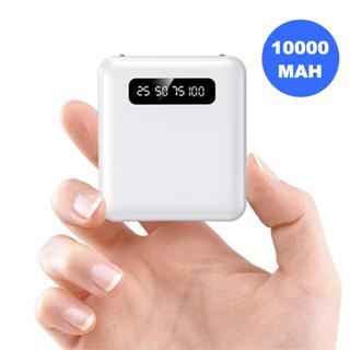Carregador Portátil 10000mah con 4 cables de carga rápida Banco de energía digital LED Función de Linterna em Oferta na Shopee