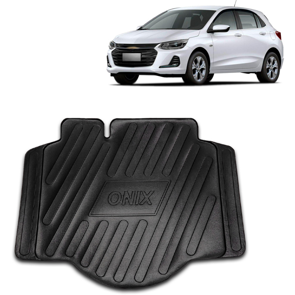 Tapete Novo Onix Hatch 2020 a 2025 Porta Malas Protetor Bandeja em Auto Relevo em Oferta na Shopee