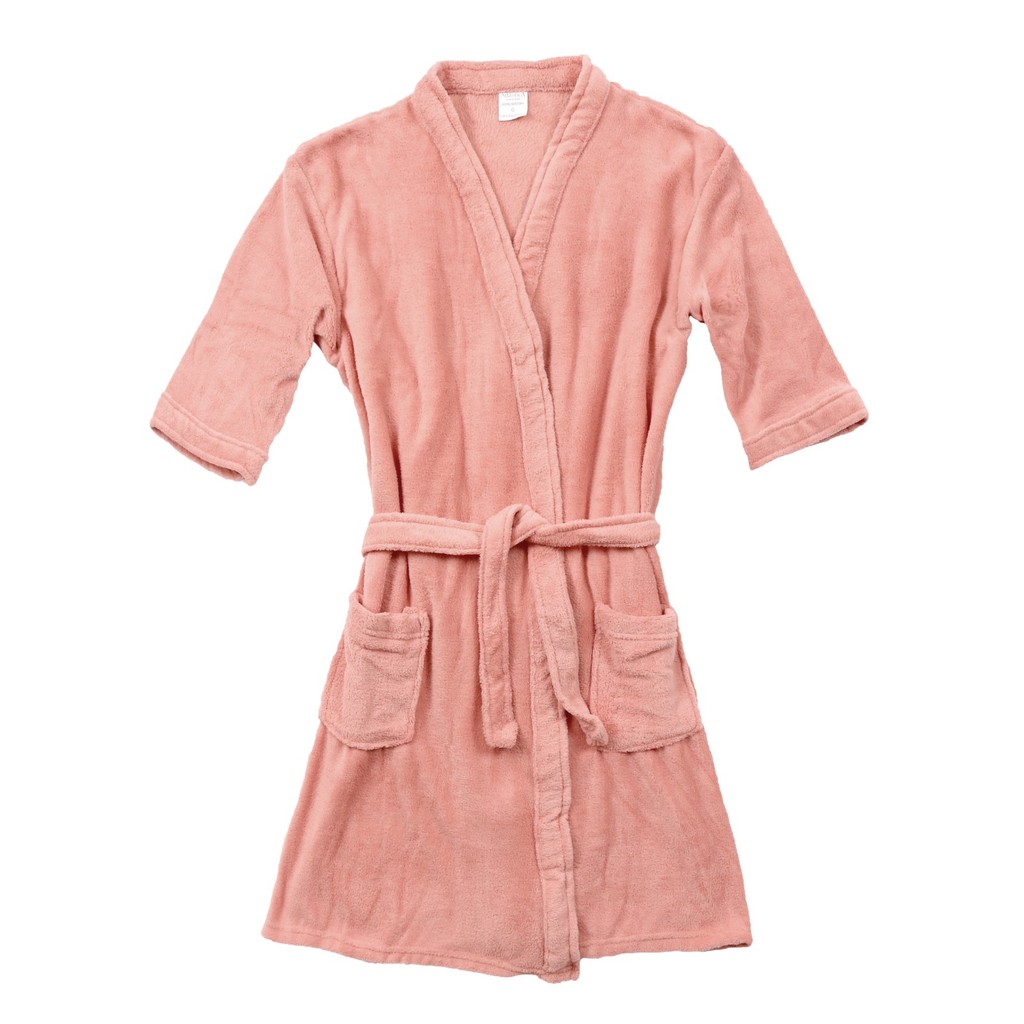 Roupão de Microfibra Plush Adulto Unissex Kimono Atlantica Quentinho SPA Inverno 26 Toque Acetinado