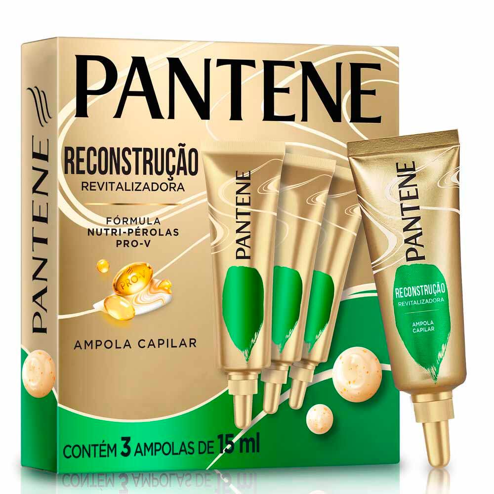 Kit Ampola Pantene Reconstrução Revitalizadora 45ml em Oferta na Shopee