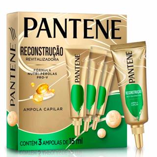 Kit Ampola Pantene Reconstrução Revitalizadora 45ml em Oferta na Shopee