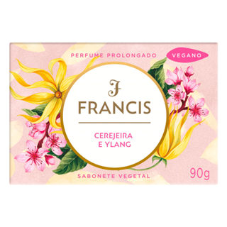 Sabonete em Barra Vegetal Francis Cerejeira do Ylang 90g em Oferta na Shopee