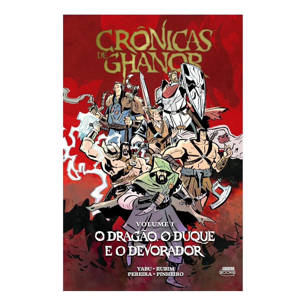 Livro - Crônicas de Ghanor Vol. 1 - O dragão, o duque e o devorador (CAPA COMUM)