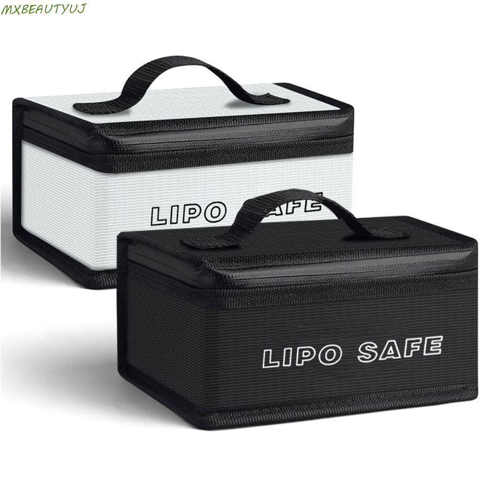 Bolsa À Prova De Fogo Com Bateria MXBEAUTYUJ , De Segurança Lipo Portátil Explosão , Zíper Duplo