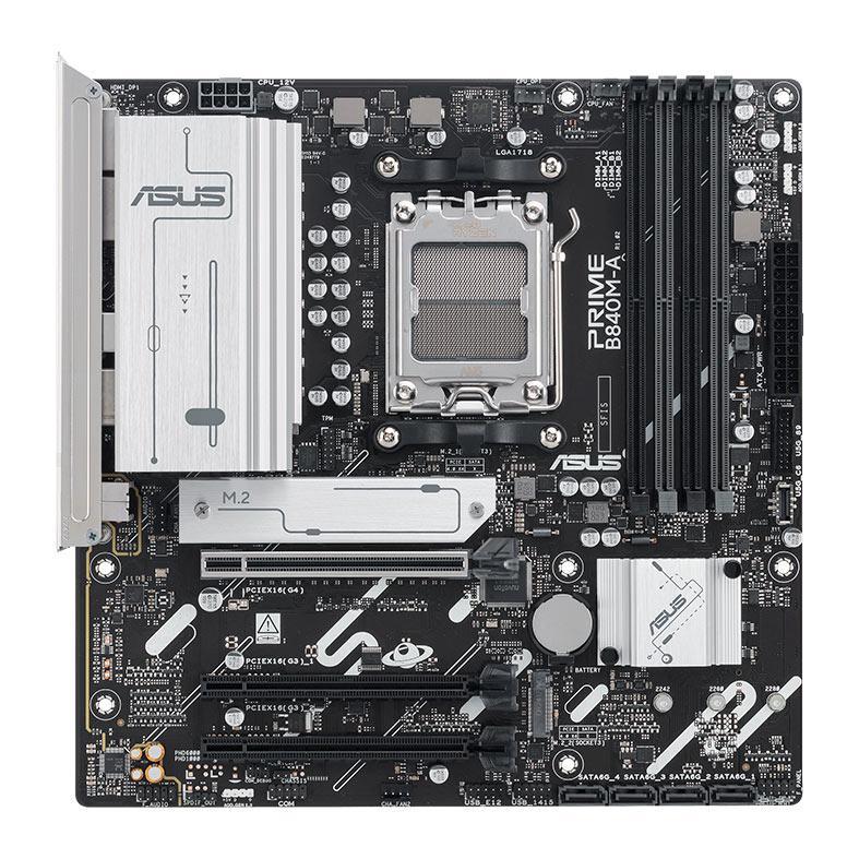 Placa Mae Asus Prime B840M-A, DDR5, Socket AMD AM5, M-ATX, Chipset AMD B840, PRIME-B840M-A