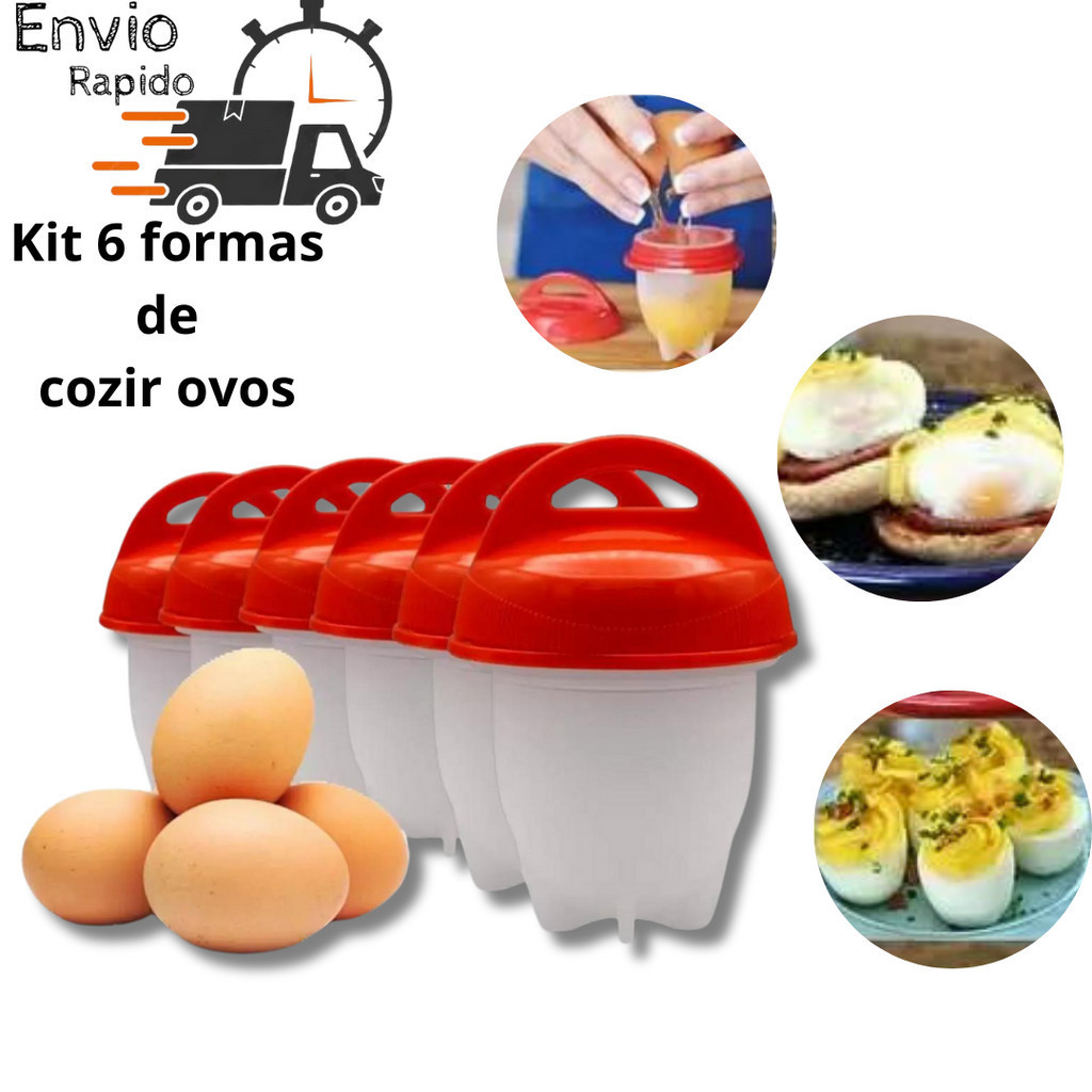KIT 6 FORMAS DE SILICONE PARA COZINHAR OVOS PERFEITOS – COMPRE AGORA E TRANSFORME SUA COZINHA!