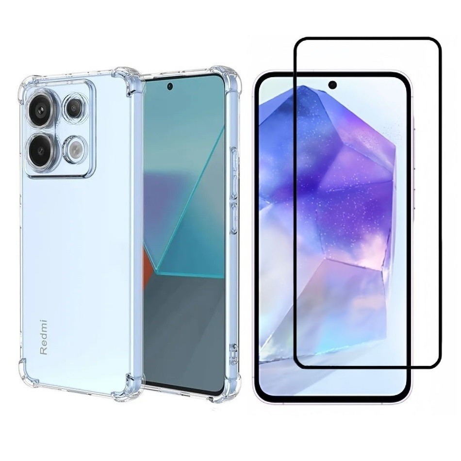 Película e Capa Capinha Xiaomi Redmi Note 13 4G em Oferta na Shopee