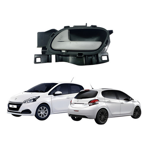Maçaneta Interna Qualquer Porta Esquerda Peugeot 208 308 Ci Cinza Dianteira/traseira