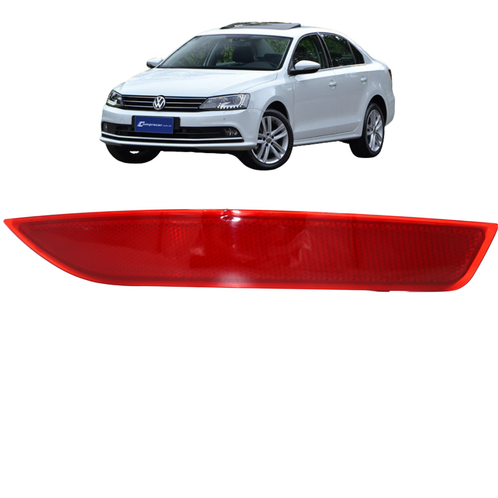 Refletor Direito Para-choque Traseiro Jetta 2011 2012 Até 2015