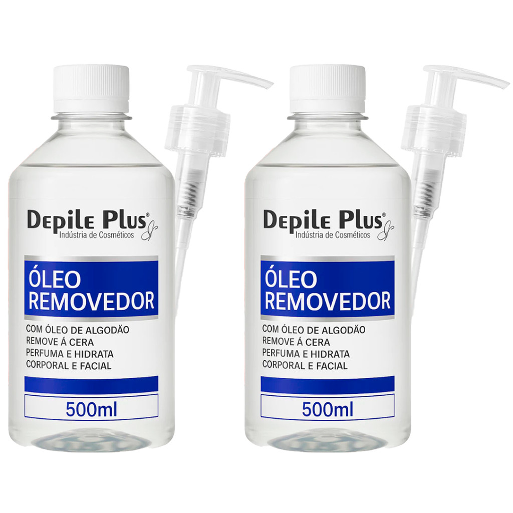 Kit 2 Óleo Hidratante Removedor Cera Algodão Depile Plus em Oferta na Shopee