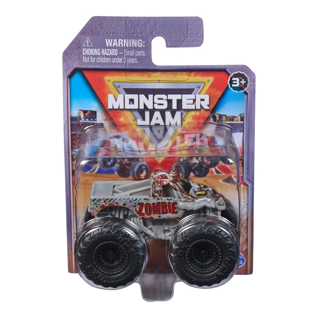Carrinho Zombie de 5cm 1:72 - Monster Jam